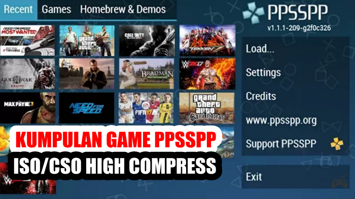 game ppsspp iso mb kecil